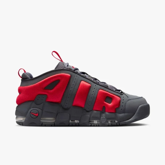 Кроссовки Nike Air More Uptempo Low Dark Grey Light Crimson FZ3055-002 фото 3 — интернет-магазин Tapok