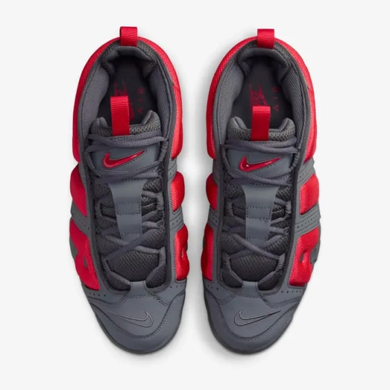 Кроссовки Nike Air More Uptempo Low Dark Grey Light Crimson FZ3055-002 фото 4 — интернет-магазин Tapok
