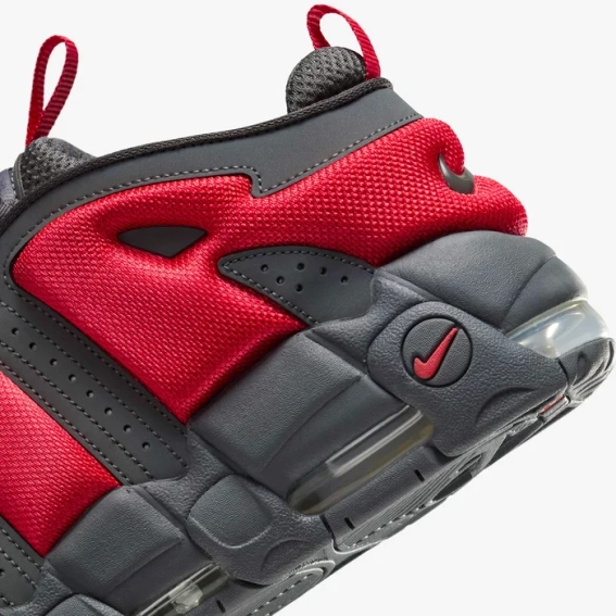 Кроссовки Nike Air More Uptempo Low Dark Grey Light Crimson FZ3055-002 фото 8 — интернет-магазин Tapok