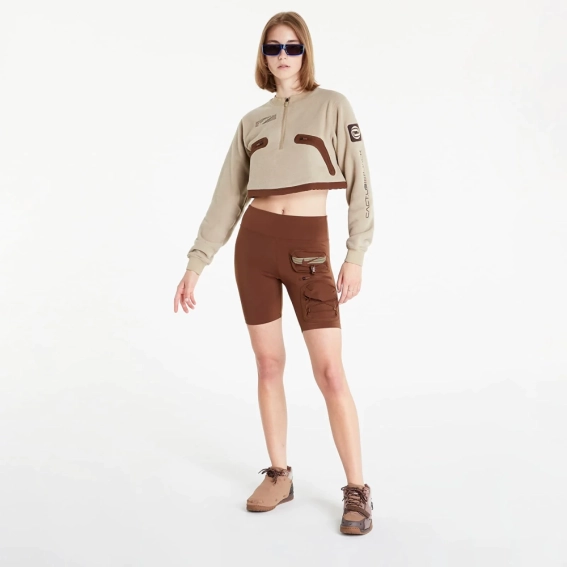 Шорты Travis Scott CACT.US CORP x Nike W NRG BH Short Brown DM1291-212 фото 1 — интернет-магазин Tapok