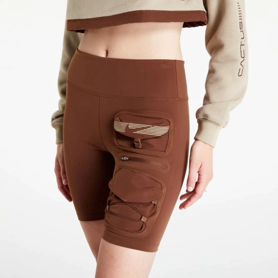 Шорты Travis Scott CACT.US CORP x Nike W NRG BH Short Brown DM1291-212 фото 4 — интернет-магазин Tapok