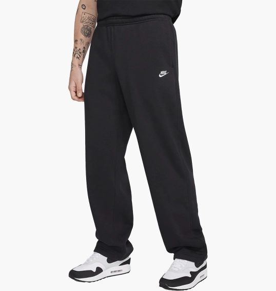 Брюки мужские Nike Club Fleece Bungee Pants Black FZ0809-010 фото 1 — интернет-магазин Tapok