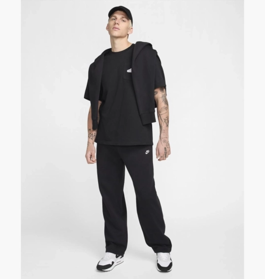 Брюки мужские Nike Club Fleece Bungee Pants Black FZ0809-010 фото 9 — интернет-магазин Tapok