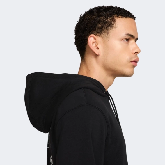 Худые Nike CLUB FT PO HDY MOON GFX black HQ8594-010 фото 5 — интернет-магазин Tapok