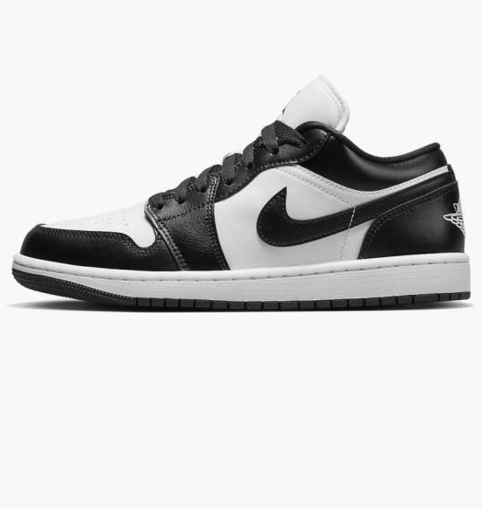 Кроссовки женские Air Jordan 1 Low Panda 2023 Black/White DC0774-101 фото 1 — интернет-магазин Tapok