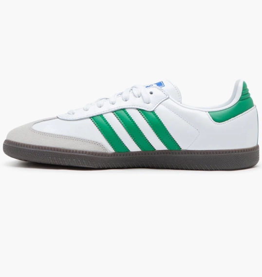 Кроссовки унисекс Adidas Samba Og White &amp; Green White IG1024 фото 1 — интернет-магазин Tapok