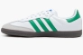 Кроссовки унисекс Adidas Samba Og White &amp; Green White IG1024 Фото 1