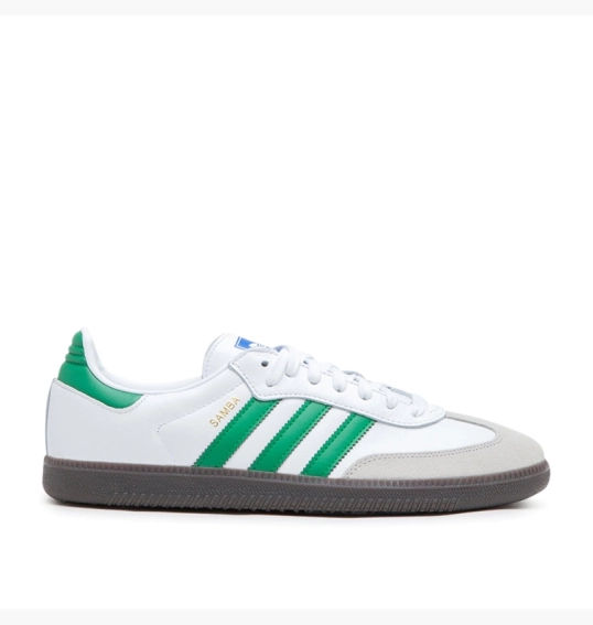 Кроссовки унисекс Adidas Samba Og White &amp; Green White IG1024 фото 3 — интернет-магазин Tapok
