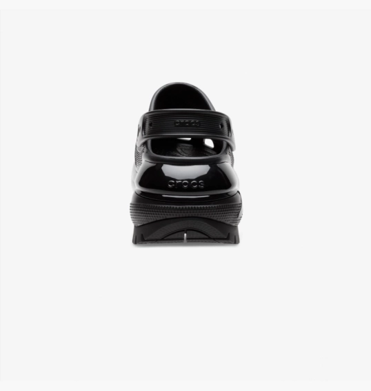 Тапочки унисекс CROCS Classic Mega Crush Clog Black 207988-001 фото 4 — интернет-магазин Tapok