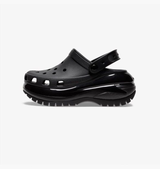 Тапочки унисекс CROCS Classic Mega Crush Clog Black 207988-001 фото 6 — интернет-магазин Tapok