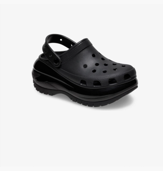 Тапочки унисекс CROCS Classic Mega Crush Clog Black 207988-001 фото 7 — интернет-магазин Tapok