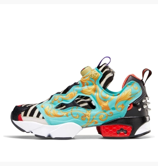 Кроссовки унисекс Reebok Illumination&#39;S Minions X Instapump Fury Light Blue/Black FY9092 фото 2 — интернет-магазин Tapok