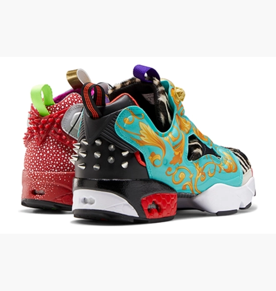 Кроссовки унисекс Reebok Illumination&#39;S Minions X Instapump Fury Light Blue/Black FY9092 фото 5 — интернет-магазин Tapok