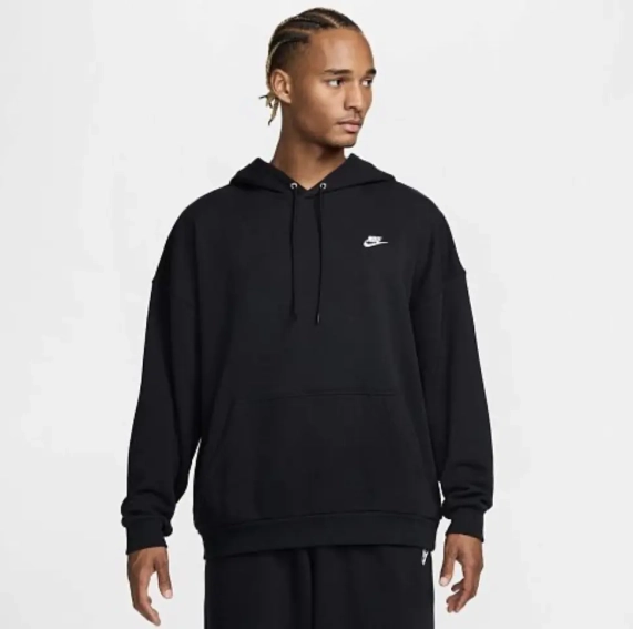 Кофта мужская Nike M Nk Club Ft Oversized Po Hdy (HJ1816-010) фото 1 — интернет-магазин Tapok