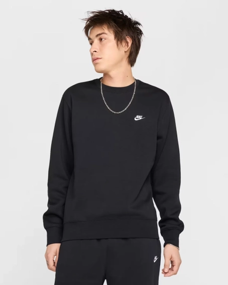 Толстовка Nike M CLUB BB CREW FN3886-010 фото 1 — интернет-магазин Tapok
