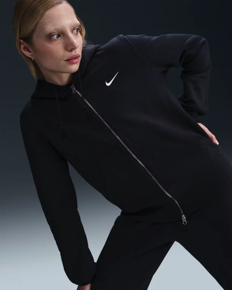 Толстовка Nike W NSW PHNX FLC STD FZ HDY HJ0995-010 фото 1 — інтернет-магазин Tapok