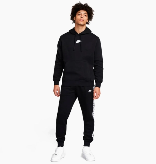 Костюм спортивний Nike Essential Hooded Tracksuit Flc Black DM6838 - 010_DM6838-010 фото 1 — інтернет-магазин Tapok