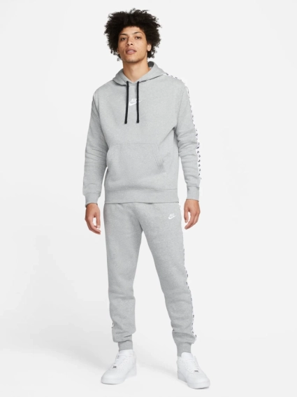 Костюм спортивный Nike Essential Hooded Tracksuit Flc grey DM6838-063_DM6838-063 фото 1 — интернет-магазин Tapok