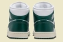 Кроссовки Air Jordan 1 MiD White/Green BQ6472-133 Фото 4