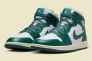 Кроссовки Air Jordan 1 MiD White/Green BQ6472-133 Фото 8