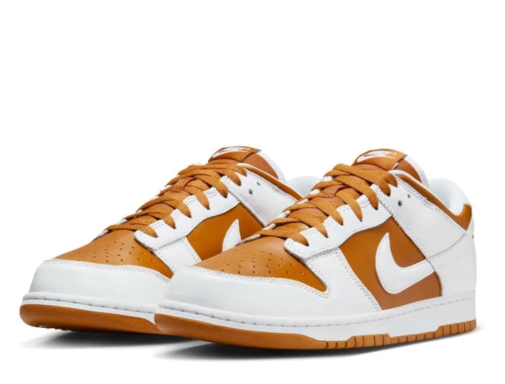 Кроссовки Nike Dunk Low Qs White / Orange FQ6965-700 фото 3 — интернет-магазин Tapok