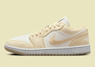 Кроссовки Женские Air Jordan 1 Low Se Beige/white FN3722-701