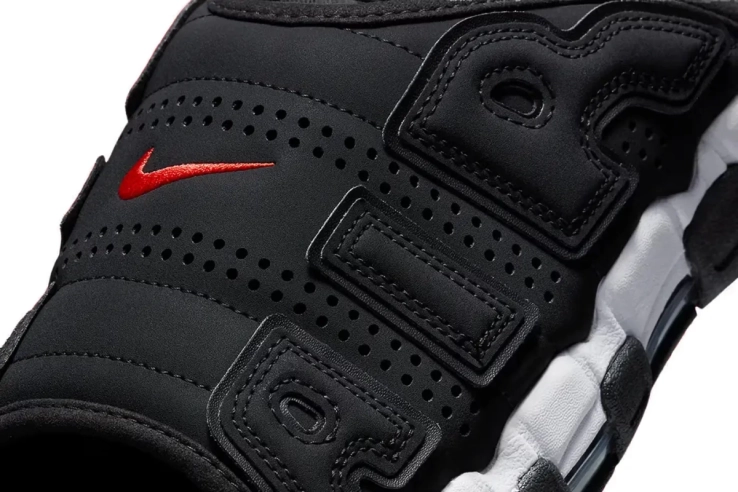 Тапочки МУЖСКИЕ NIKE AIR MORE UPTEMPO SLIDES BLACK FJ2708-001 фото 5 — інтернет-магазин Tapok