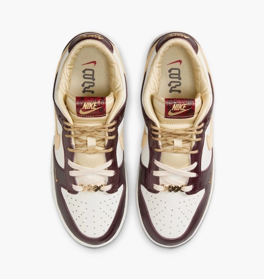 Кроссовки женские Nike Dunk Low Lx White/Brown HV5991-171 фото 5 — интернет-магазин Tapok