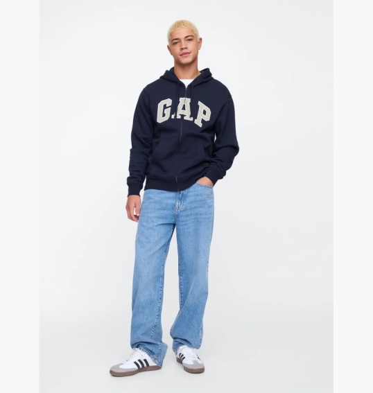 Толстовка чоловіча Gap Relaxed Logo Blue 218871811 фото 4 — інтернет-магазин Tapok