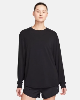 Лонгслив Nike ONE RELAXED DRI-FIT LONG-SLEEVE TOP BLACK FN2817-010