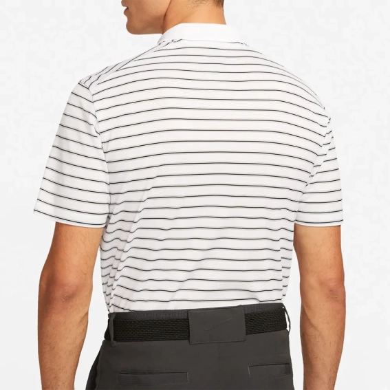 Поло NIKE DRI-FIT VICTORY STRIPED GOLF POLO WHITE DH0829-100 фото 2 — интернет-магазин Tapok