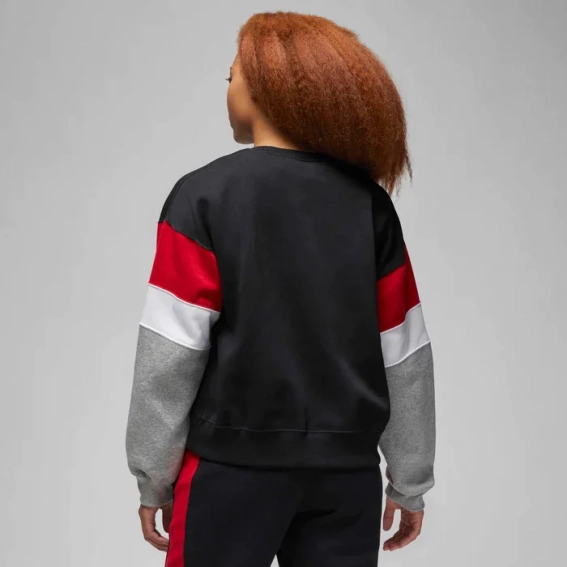 Свитшот Air Jordan Brooklyn Fleece Crewneck Sweatshirt Black FB5174-010 фото 2 — интернет-магазин Tapok