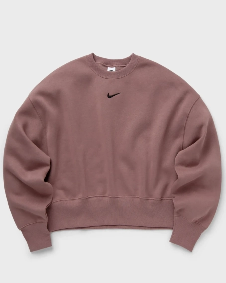 Світшот NIKE SPORTSWEAR PHOENIX FLEECE OVER-OVERSIZED CREW-NECK SWEATSHIRT BORDO DQ5761-208 фото 1 — інтернет-магазин Tapok