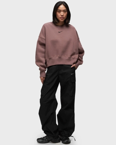 Світшот NIKE SPORTSWEAR PHOENIX FLEECE OVER-OVERSIZED CREW-NECK SWEATSHIRT BORDO DQ5761-208 фото 2 — інтернет-магазин Tapok