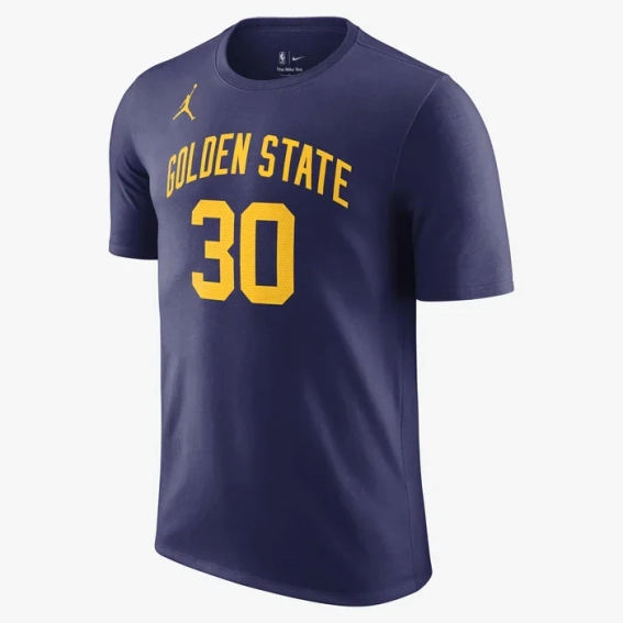 Футболка AIR JORDAN GOLDEN STATE WARRIORS STATEMENT EDITION BLUE DV5772-422 фото 1 — интернет-магазин Tapok
