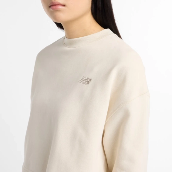 Кофта жіночий New Balance Coastal Fleece Beige WT51514LIN L WT51514LIN фото 4 — інтернет-магазин Tapok