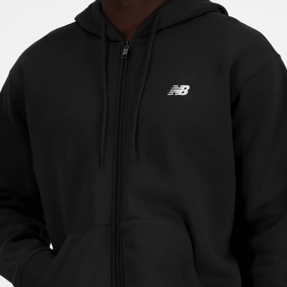 Толстовка чоловіча New Balance Sport Essentials Full Zip Black MJ41502BK L MJ41502BK фото 4 — інтернет-магазин Tapok