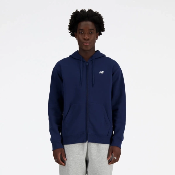 Женская толстовка New Balance Sport Essentials Full Zip Blue MJ41502NNY L MJ41502NNY фото 1 — интернет-магазин Tapok