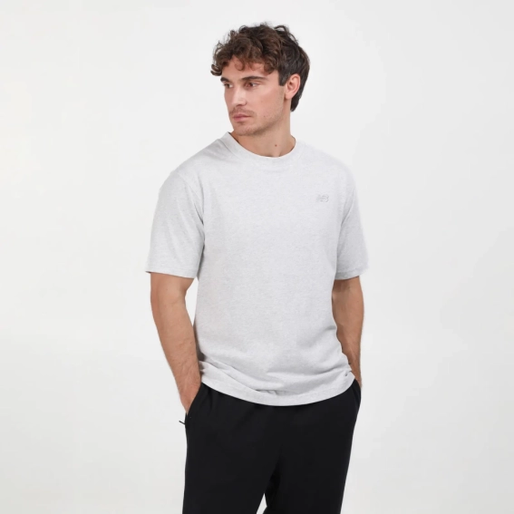 Футболка чоловіча New Balance Athletics Cotton T-Shirt Grey MT41533AHH L MT41533AHH фото 1 — інтернет-магазин Tapok