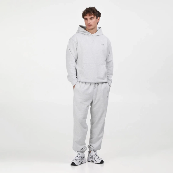 Худые мужские New Balance Athletics French Terry Hoodie Grey MT41534AHH L MT41534AHH фото 3 — интернет-магазин Tapok