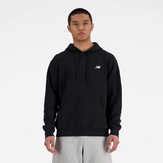 Худые мужские New Balance Brushed Back Small Logo Hoodie Black MT41511BK L MT41511BK фото 1 — интернет-магазин Tapok