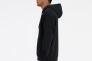 Худые мужские New Balance Brushed Back Small Logo Hoodie Black MT41511BK L MT41511BK Фото 3
