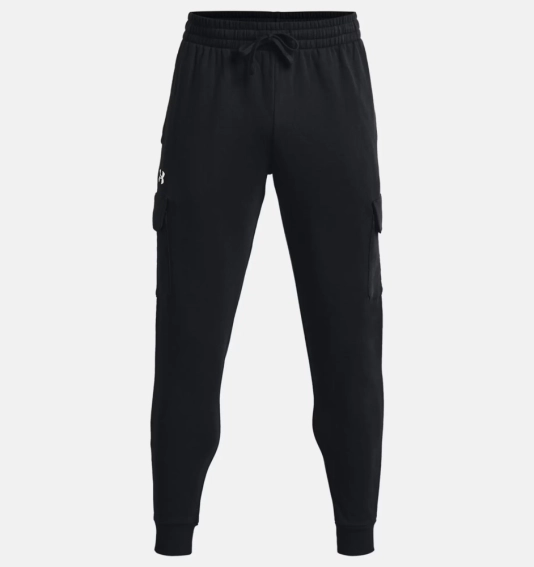 Штани спортивні UA Rival Fleece Cargo Jogger  Чол XL 1382134-001 фото 5 — інтернет-магазин Tapok