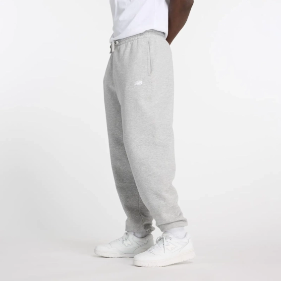 Штани чоловічі New Balance Brushed Back Small Logo Joggers Grey MP41503AG L MP41503AG фото 2 — інтернет-магазин Tapok