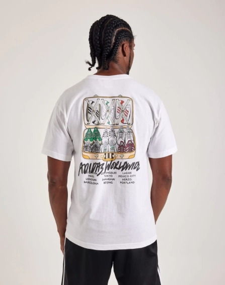 Футболка Adidas Tee Sneakers Back White JP0380 фото 2 — інтернет-магазин Tapok