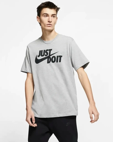 Футболка Nike M Tee Grey DX1989-063 фото 1 — интернет-магазин Tapok