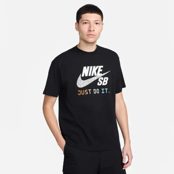 Футболка Nike Tee SB Big Logo Leopard HJ5564-010 фото 1 — интернет-магазин Tapok