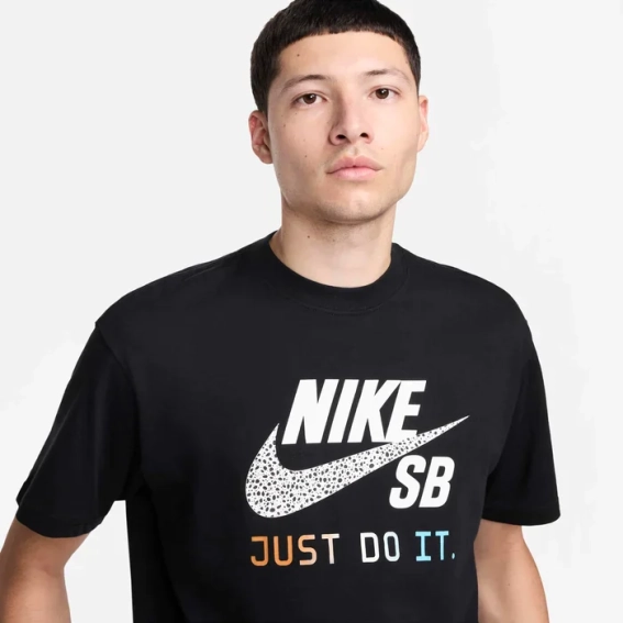 Футболка Nike Tee SB Big Logo Leopard HJ5564-010 фото 3 — интернет-магазин Tapok