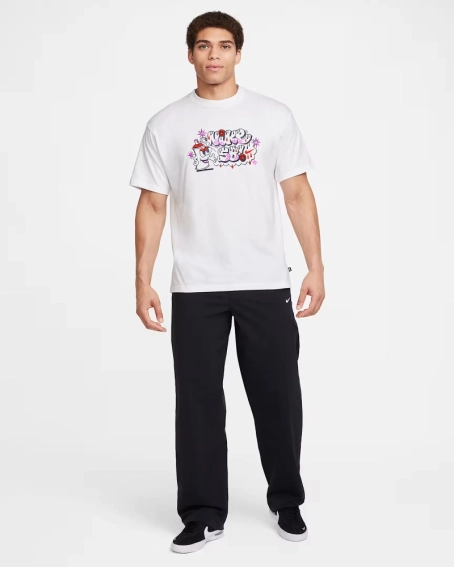 Футболка Nike Tee SB Grafitti White FZ6712-100 фото 7 — интернет-магазин Tapok