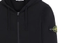 Худые STONE ISLAND BLACK ZIP HOODIE 801564251 A0029 Фото 4